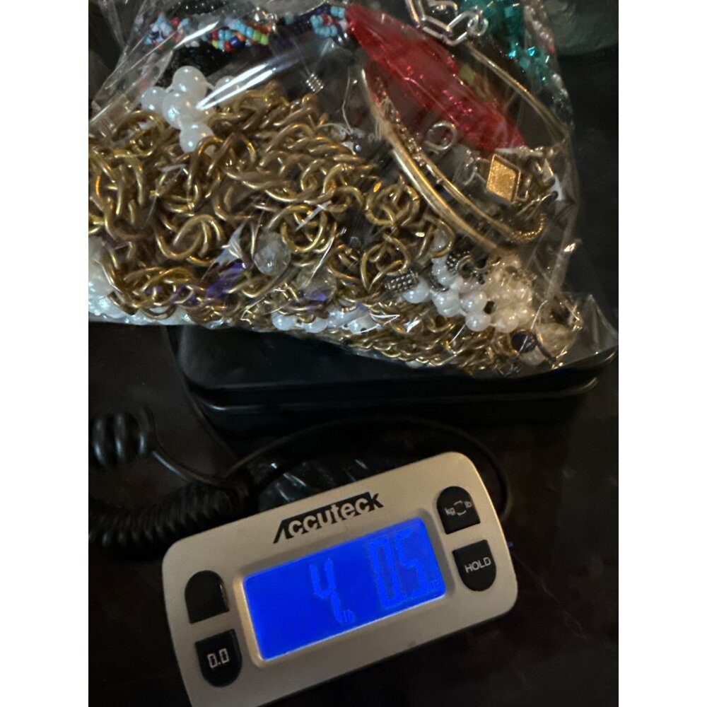4lb 0.5oz Mixed Crafting Jewelry Beads & Components For Repurposing